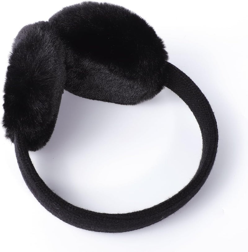 Ztl Kids Knit Earmuffs Soft Plush Ear Warmers Winter Outdoor Ear Muffs for Boys Girls - Image 5